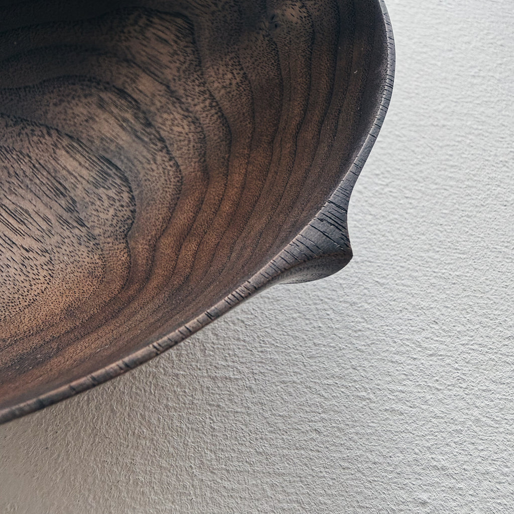 Bowl in vintage black walnut