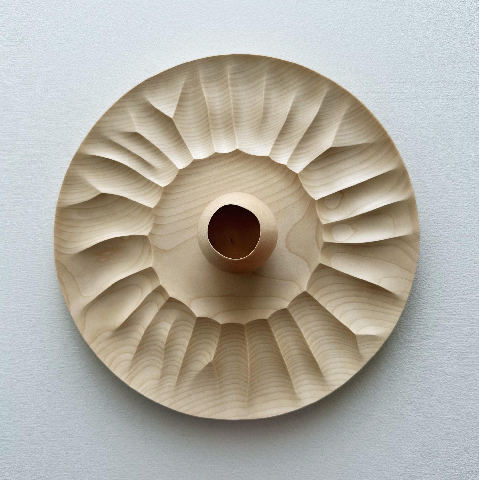 Burst plate & vessel sculptural set