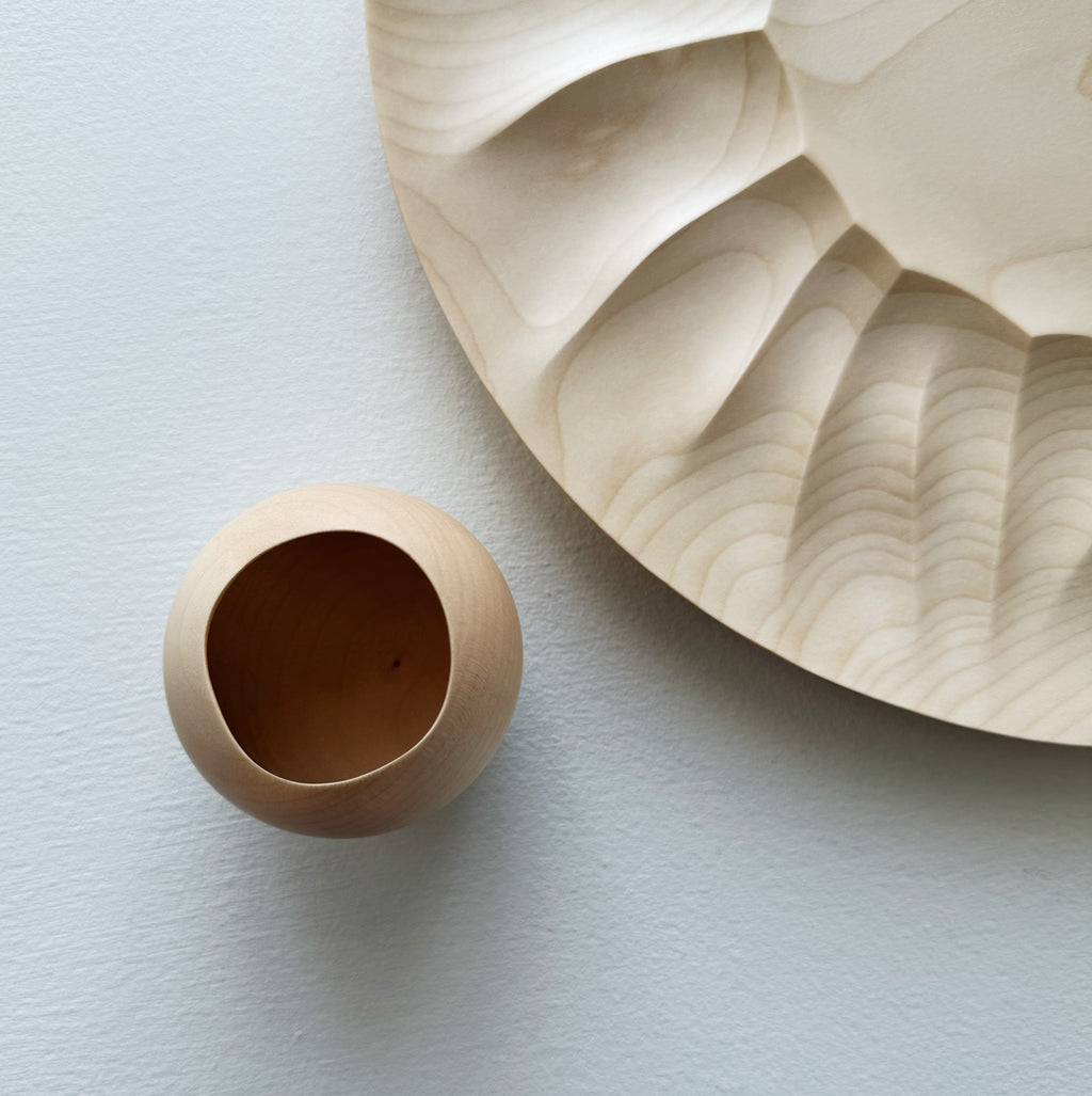 Burst plate & vessel sculptural set