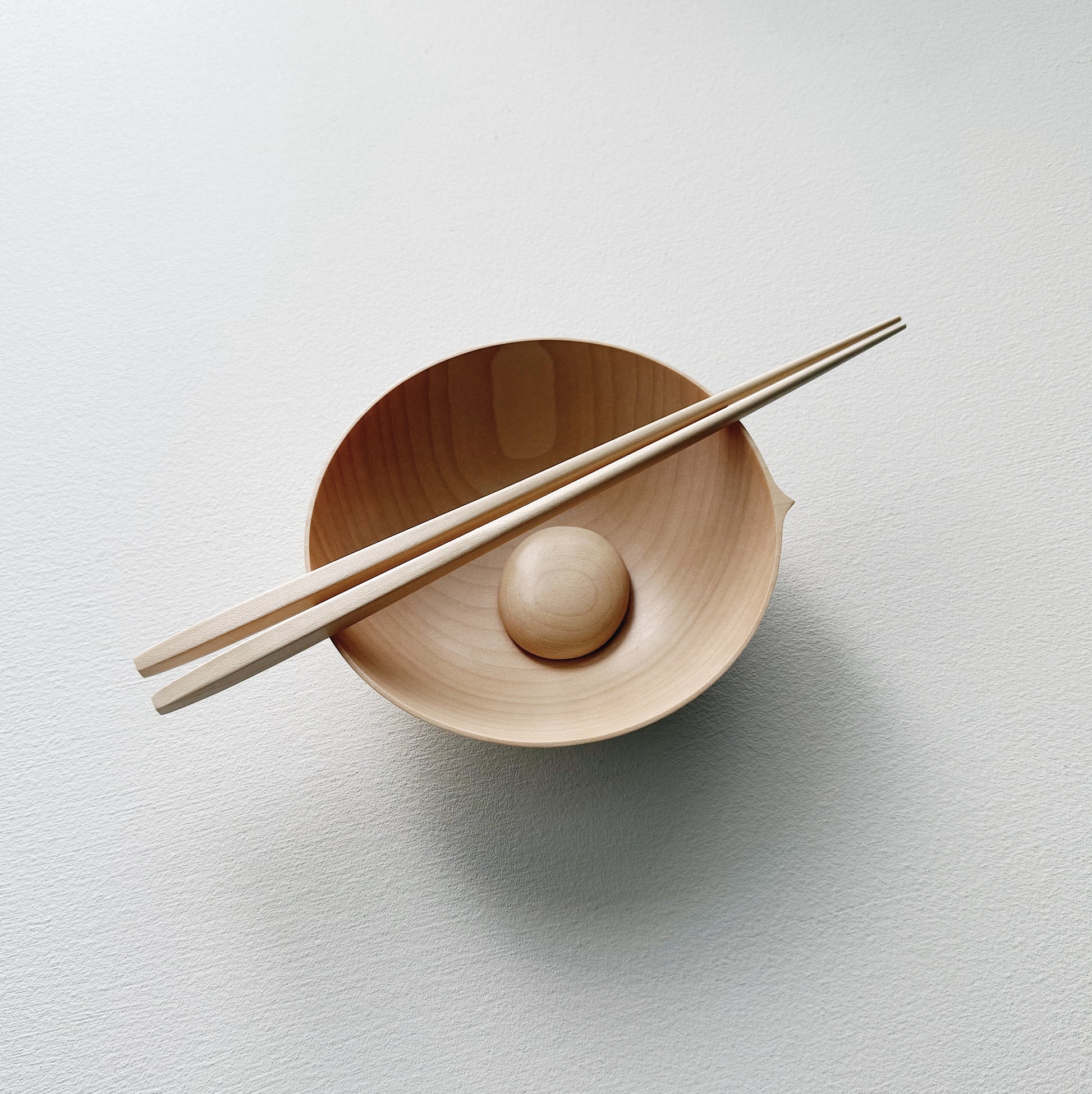 Eating bowl & chopsticks in sycamore