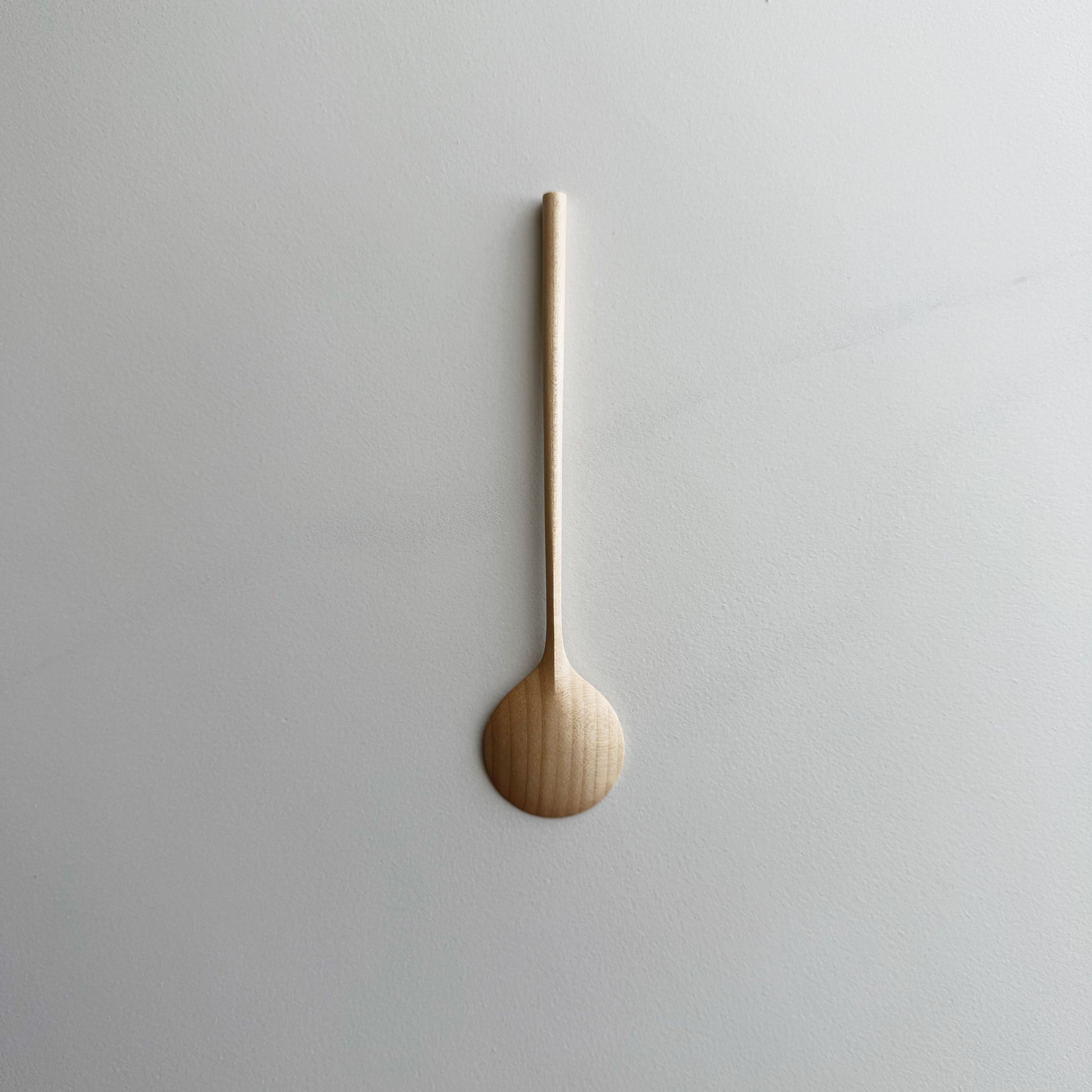 Eating spoon in dark sycamore