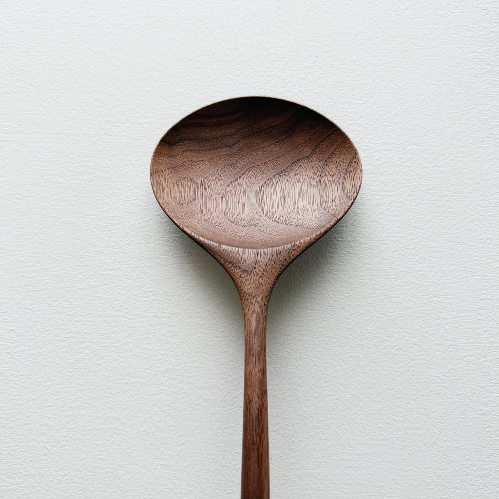 Large oval serving spoon
