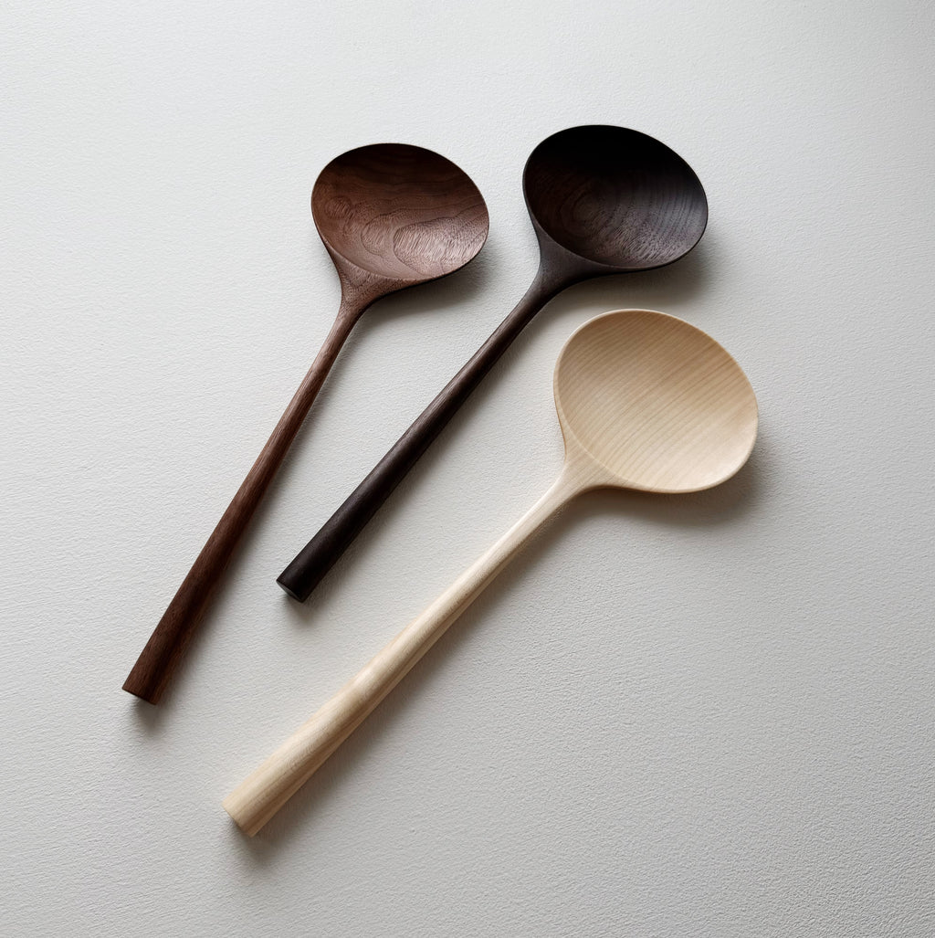 Large oval serving spoon