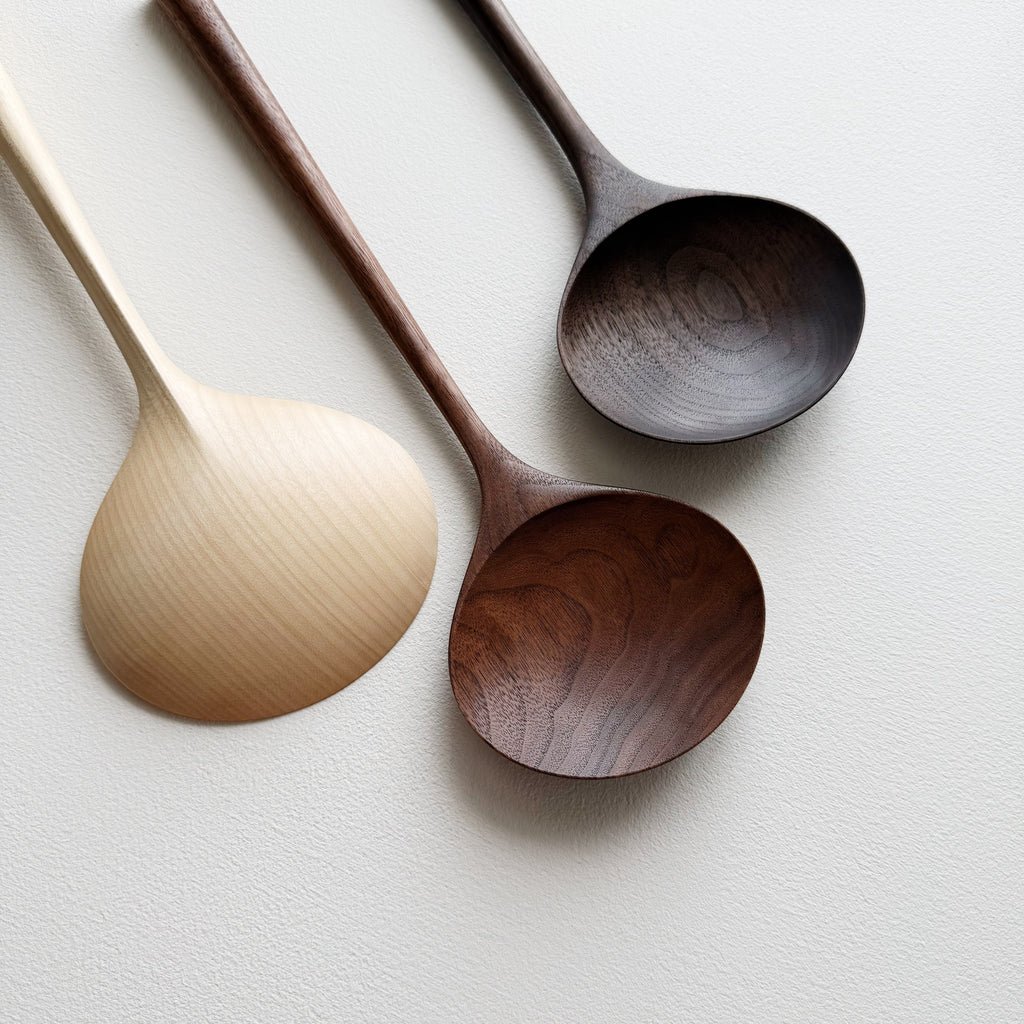 Large oval serving spoon
