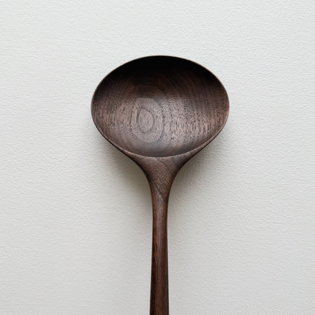 Large oval serving spoon