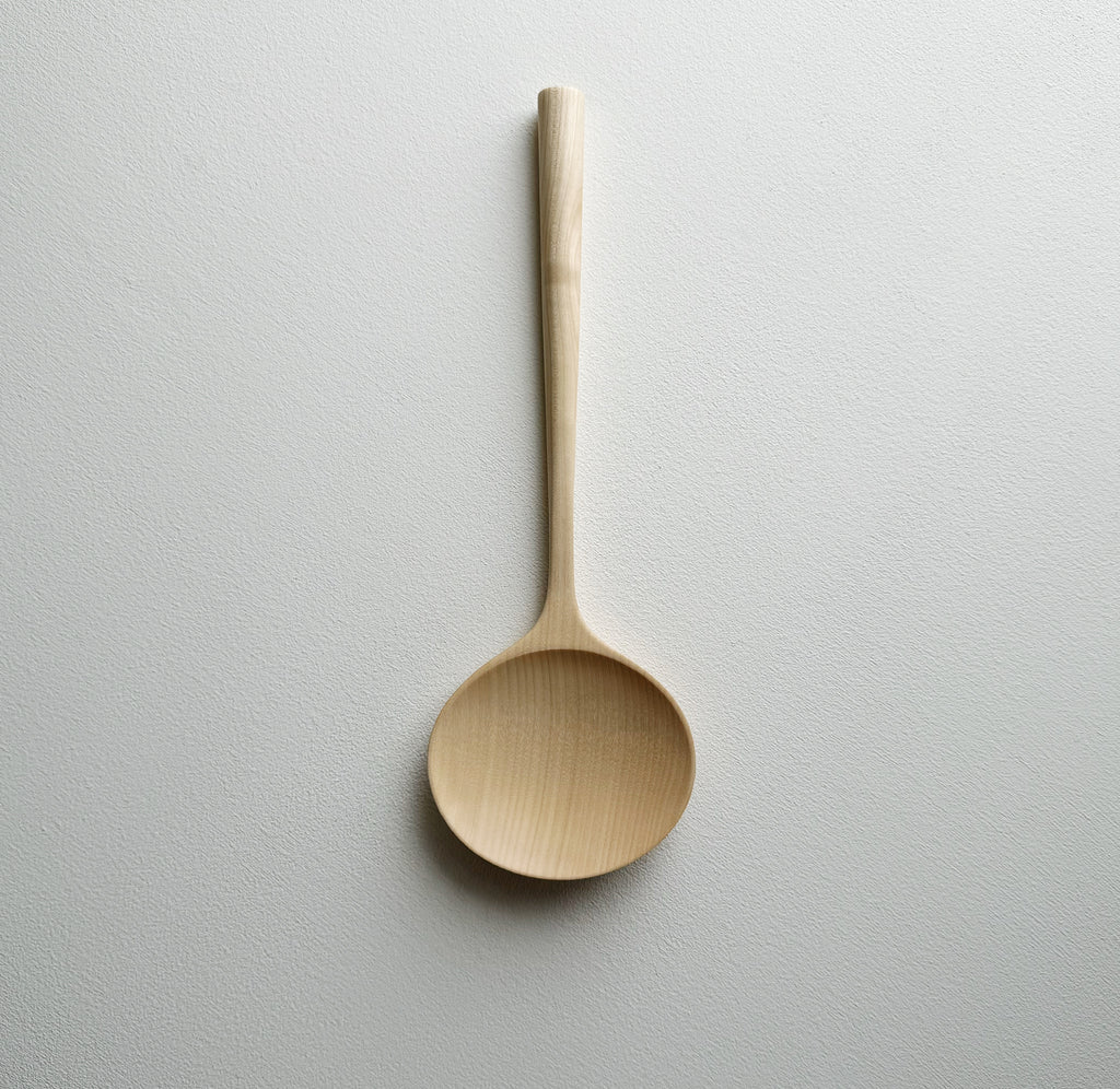 Large oval serving spoon