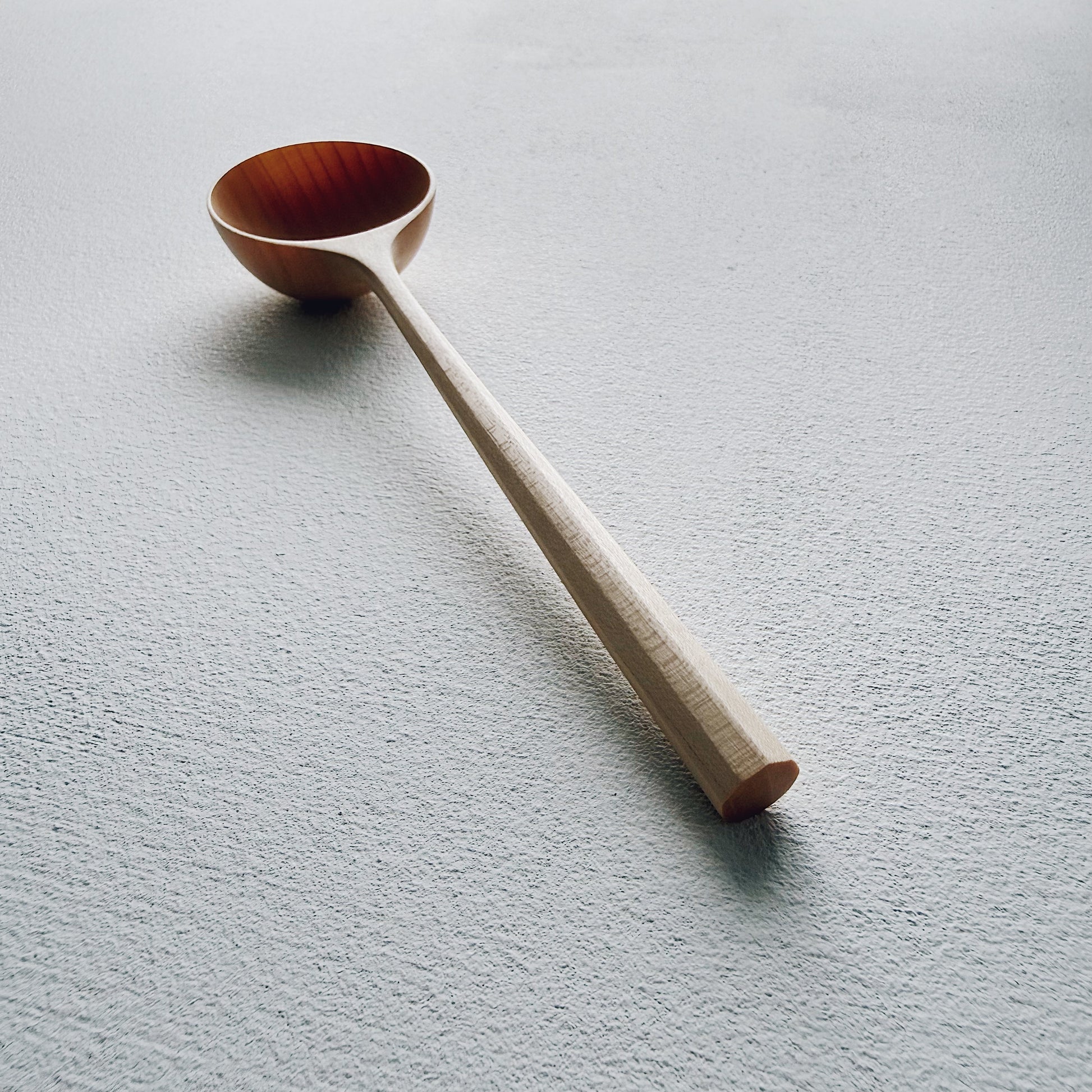 Large scoop in sycamore