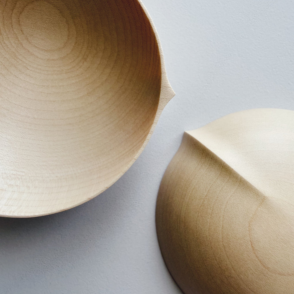 Mini oval bowl in sycamore