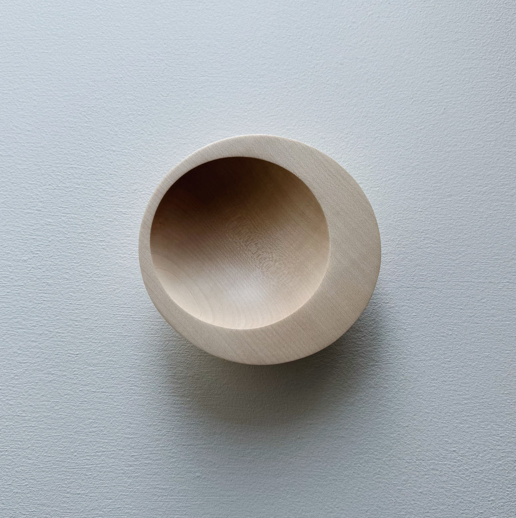 Cresent bowl in sycamore