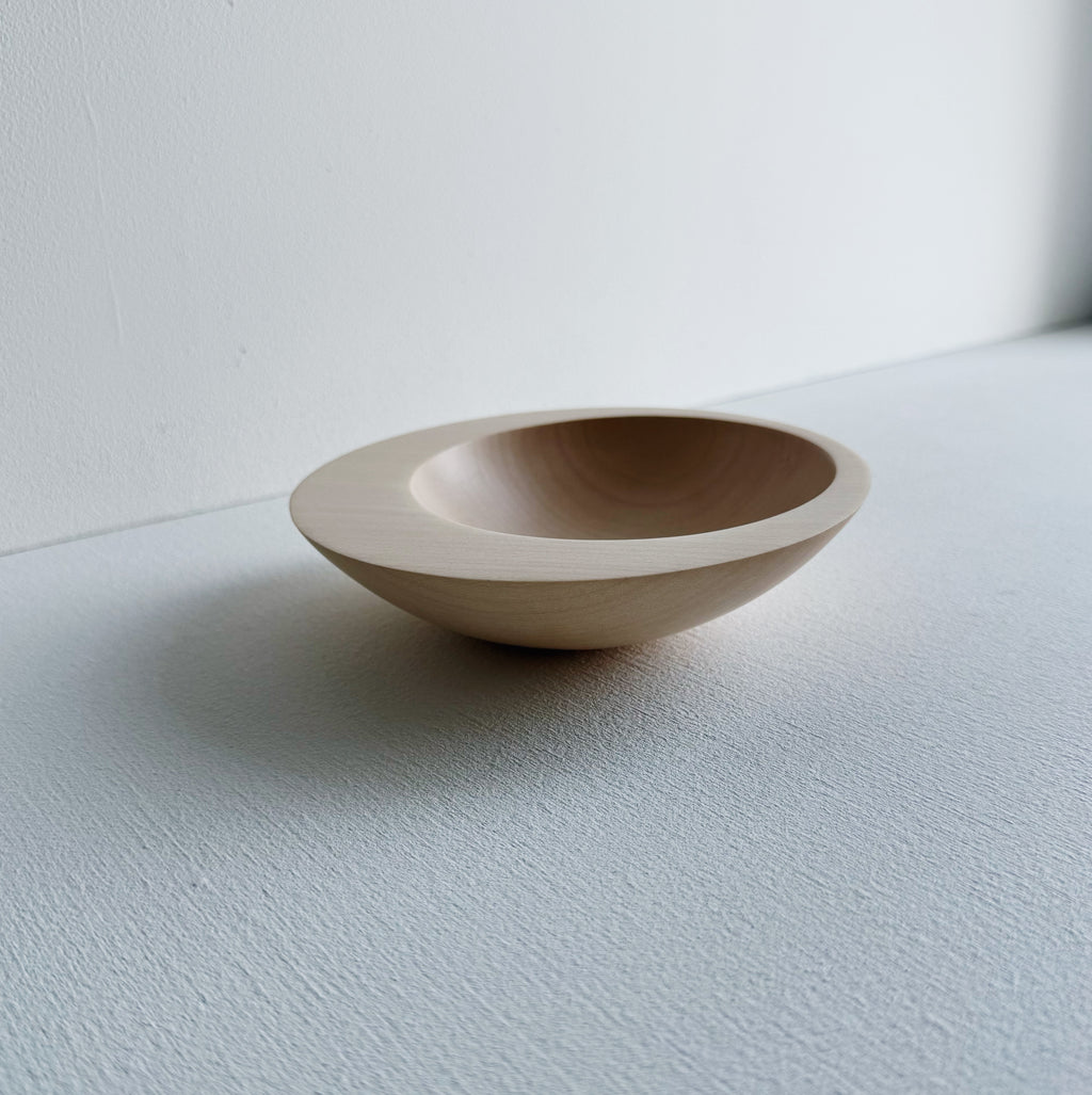 Cresent bowl in sycamore