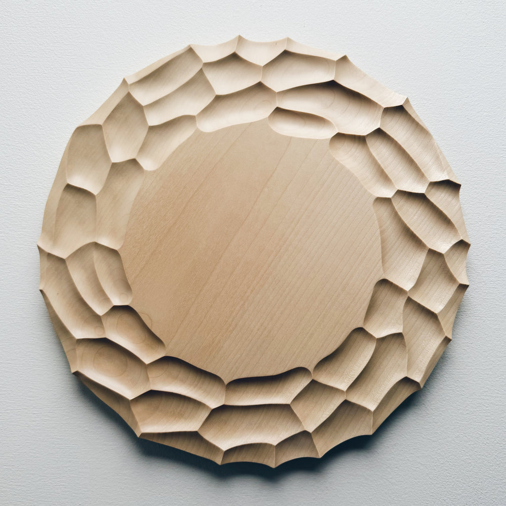 Large dunes presentation board in sycamore