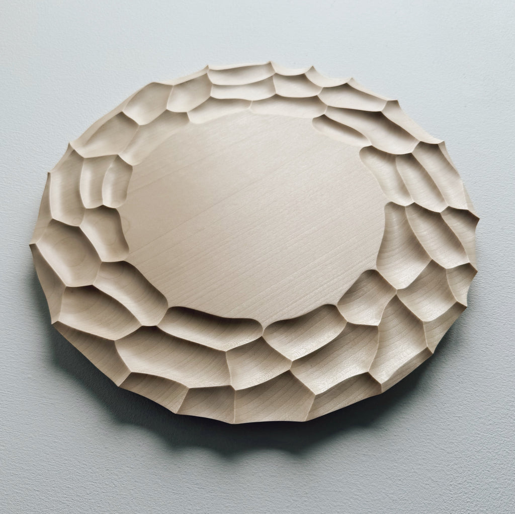 Large dunes presentation board in sycamore