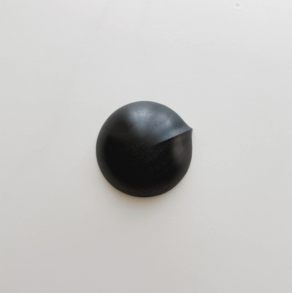 Mini bowl in ebonised walnut