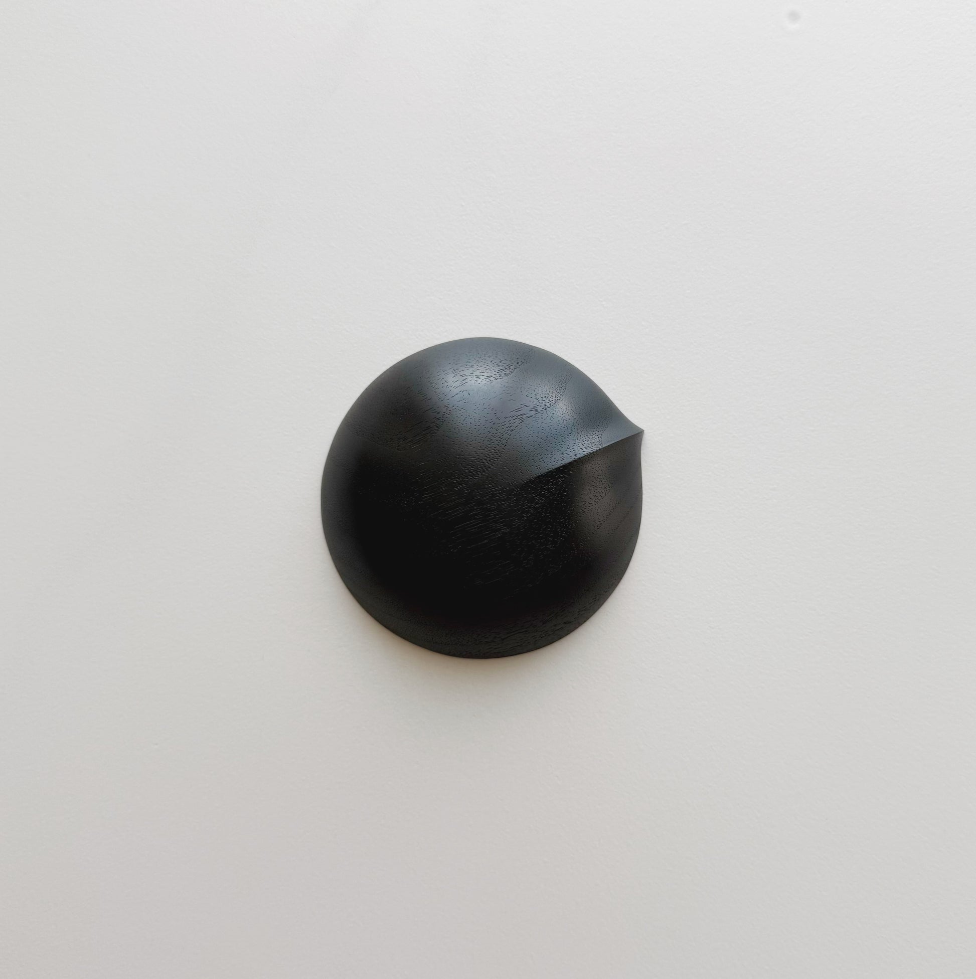 Mini bowl in ebonised walnut