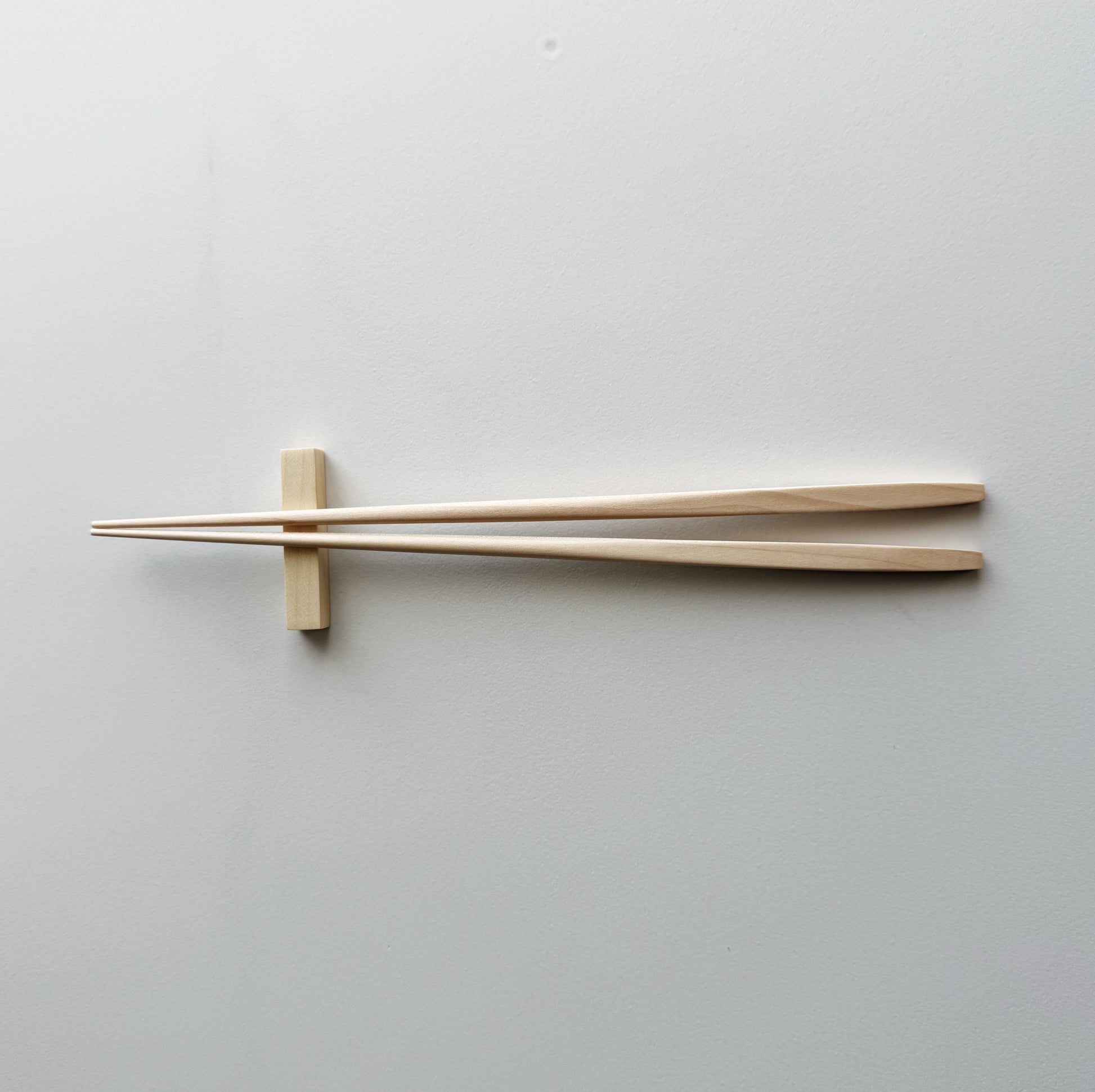 Tapered chopsticks & block rest in sycamore