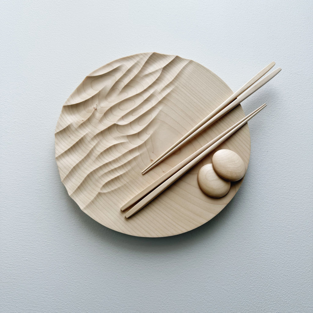 To the water plate & chopsticks set