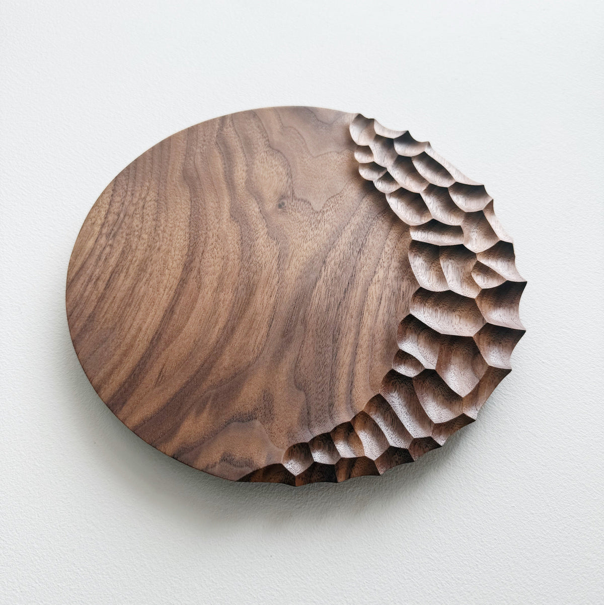 Medium coast plate in tanned walnut