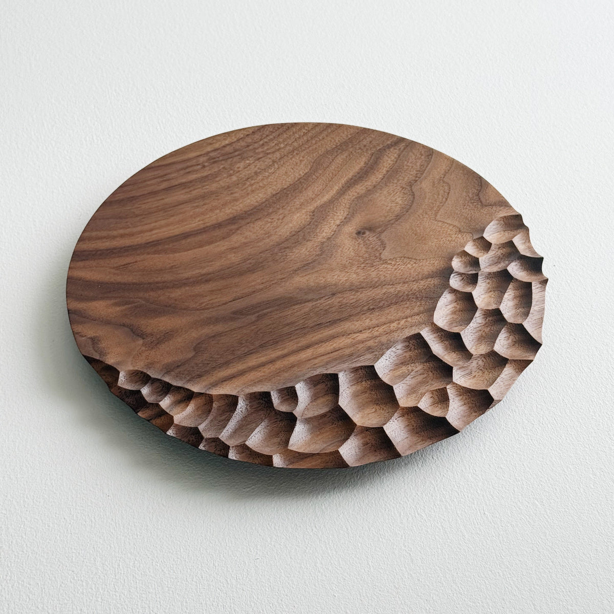 Medium coast plate in tanned walnut