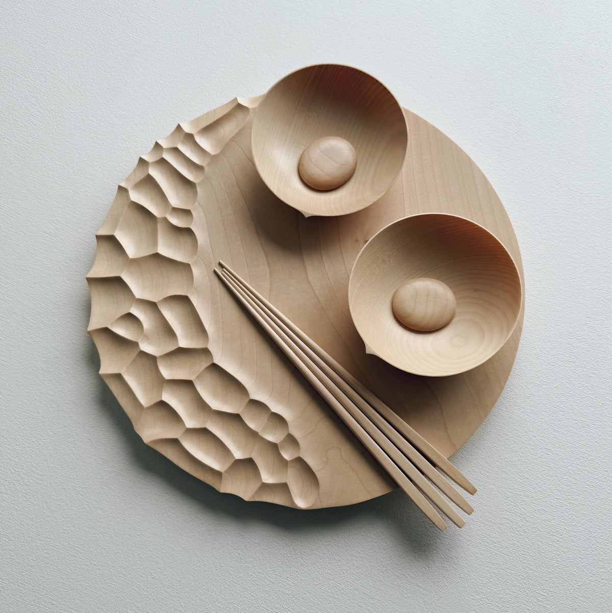 Large coast sharing set in sycamore