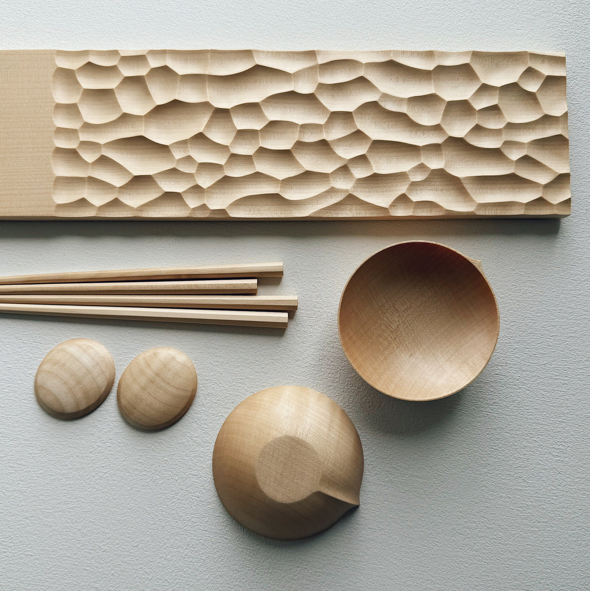 Long board set in sycamore