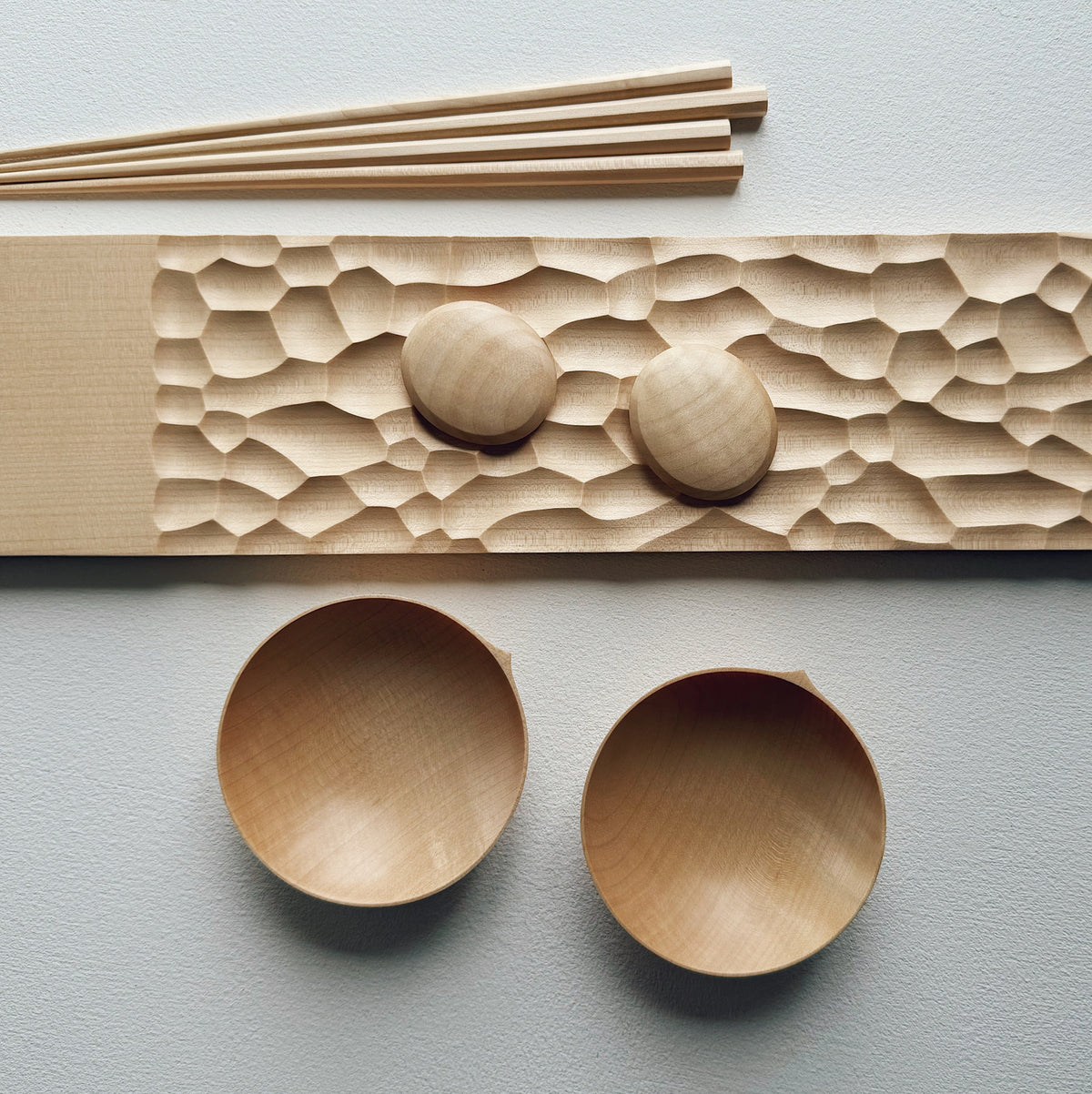 Long board set in sycamore
