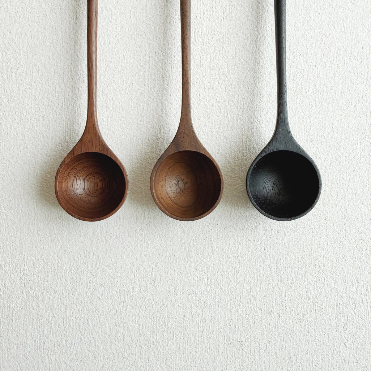 Longstem spoon in a choice of walnut