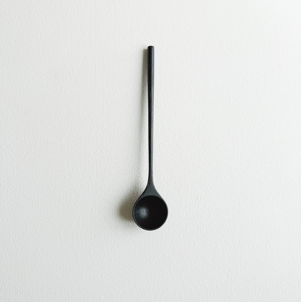 Longstem spoon in a choice of walnut