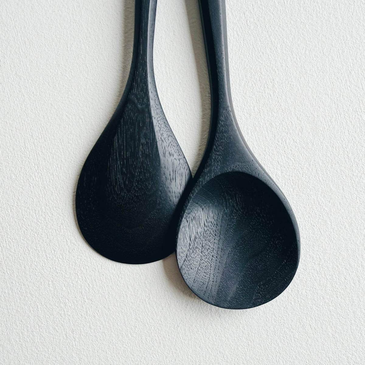 Pair of flat serving spoons