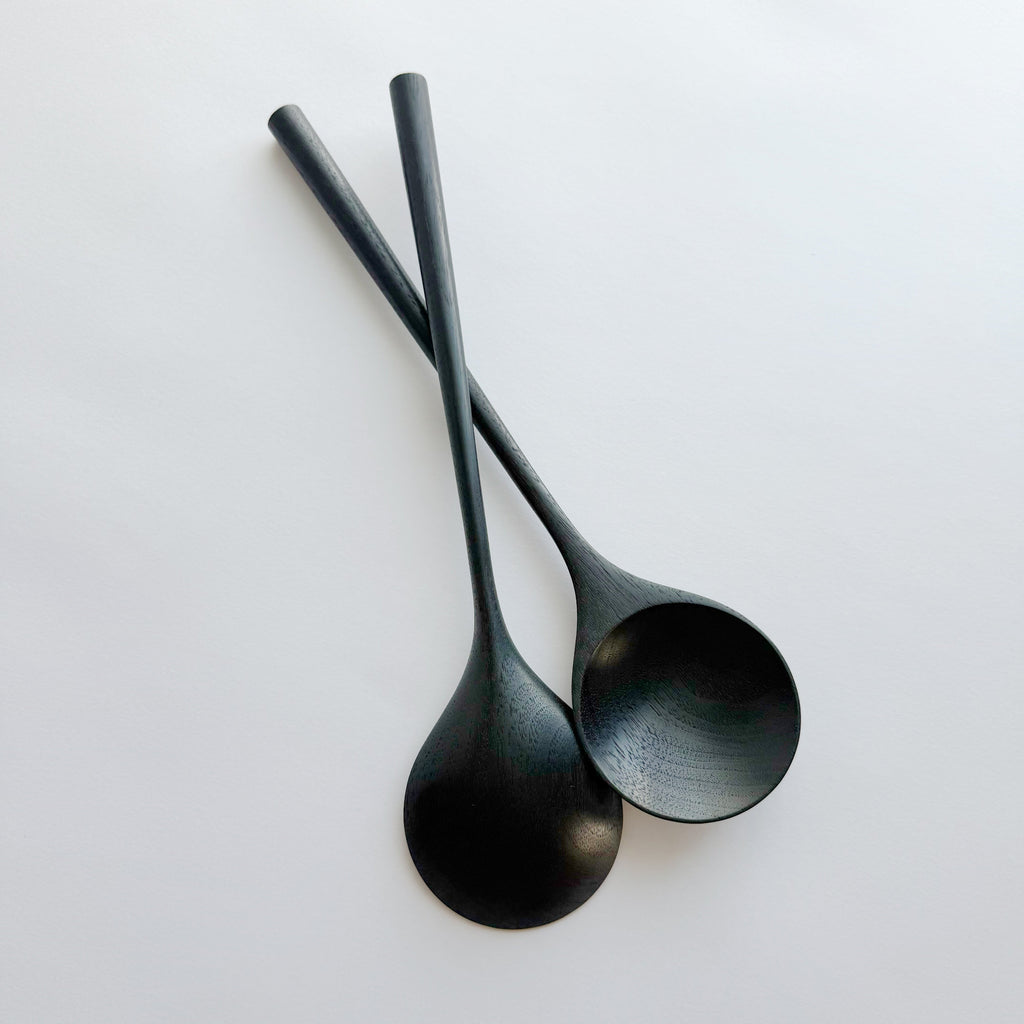 Pair of serving spoons