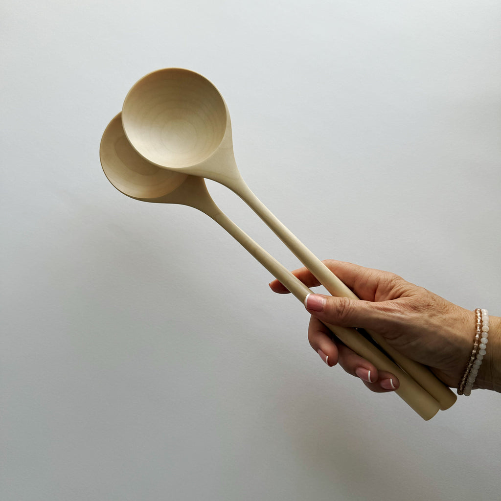 Pair of serving spoons
