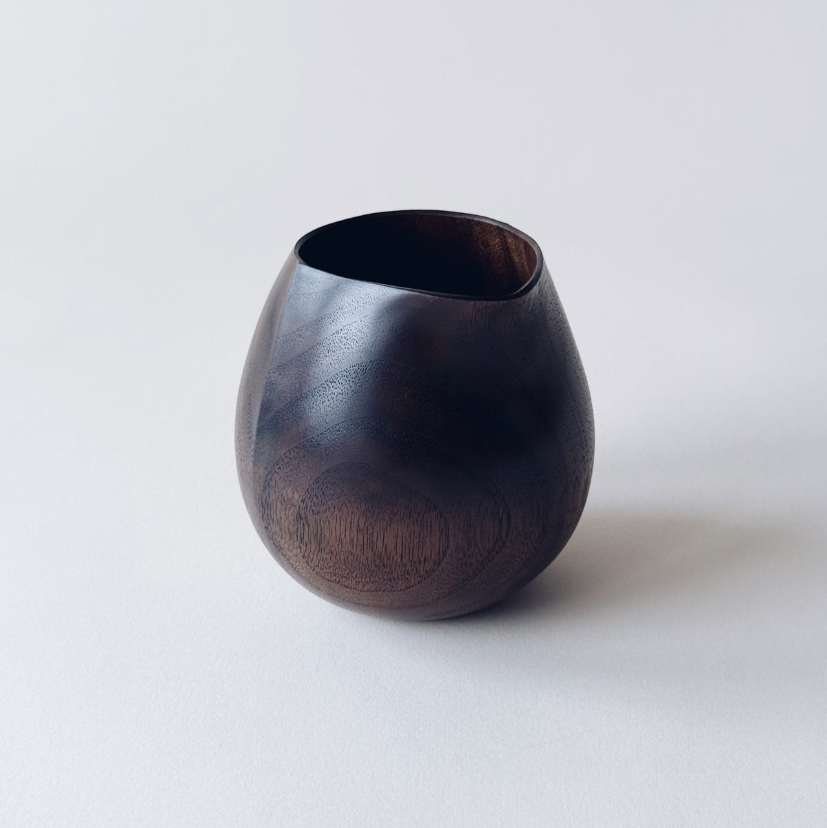 Small jug in dark walnut