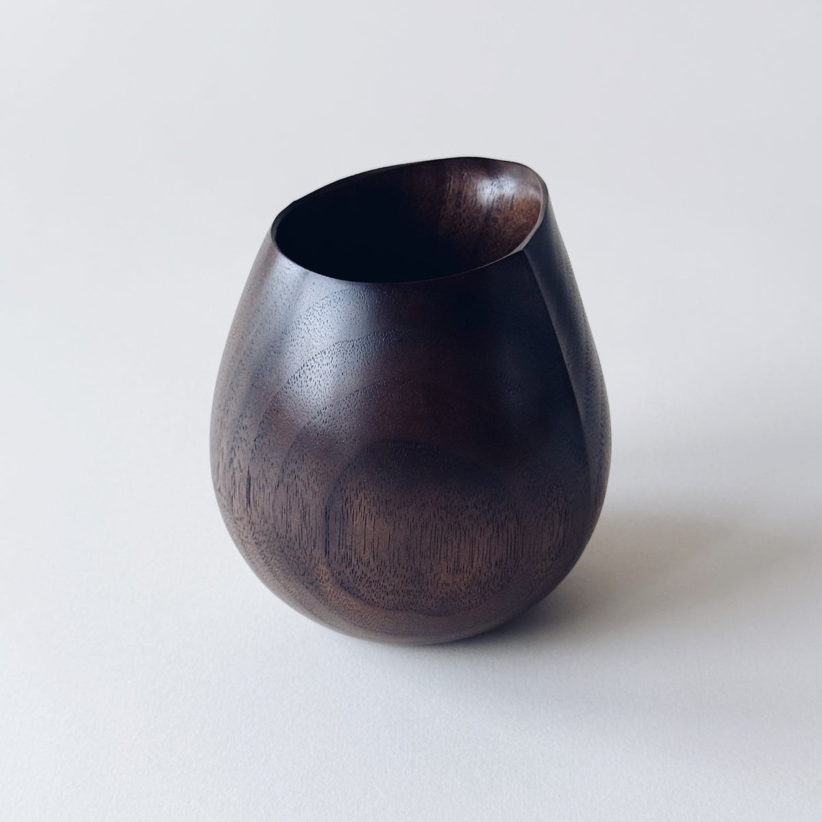 Small jug in dark walnut
