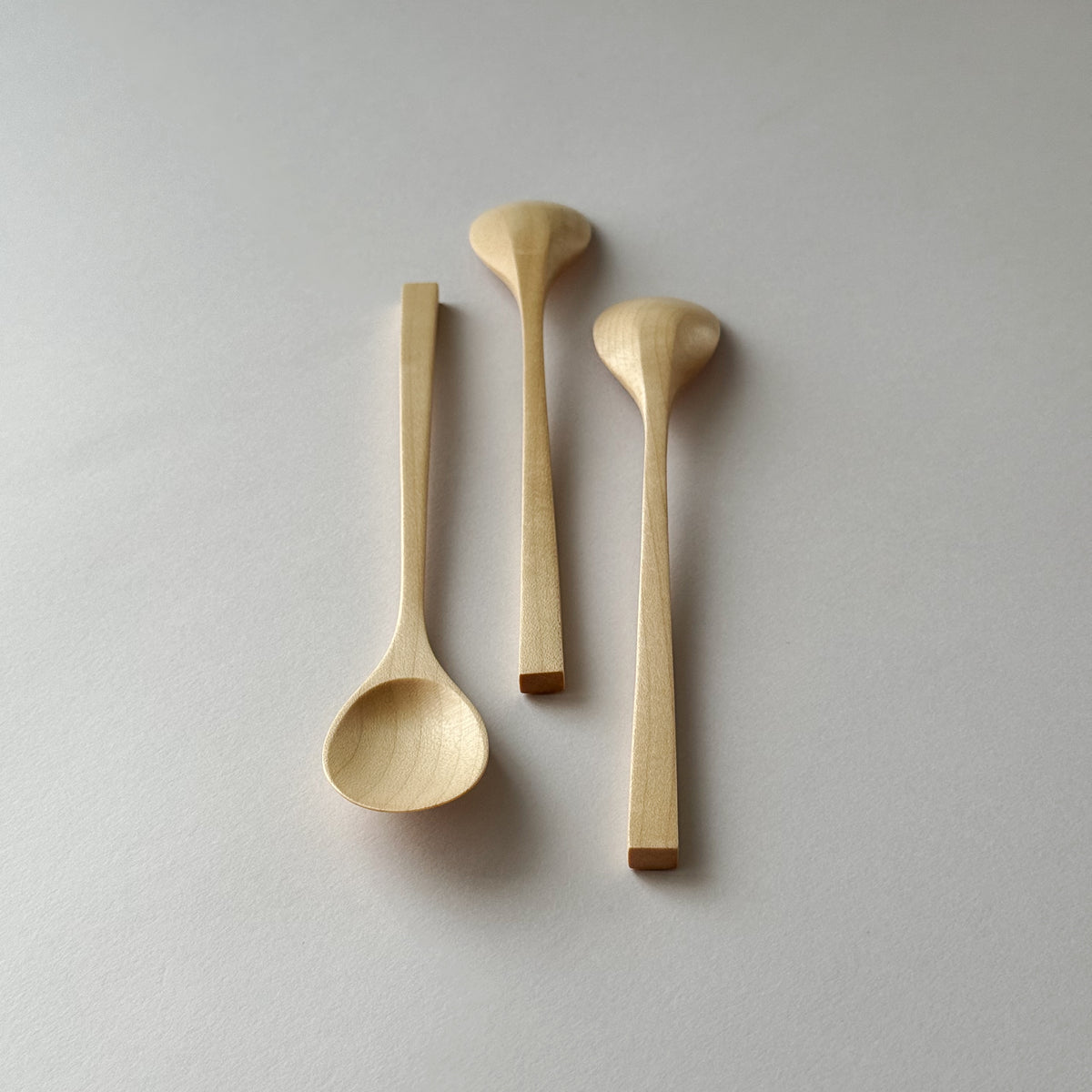 Oval spoon in sycamore