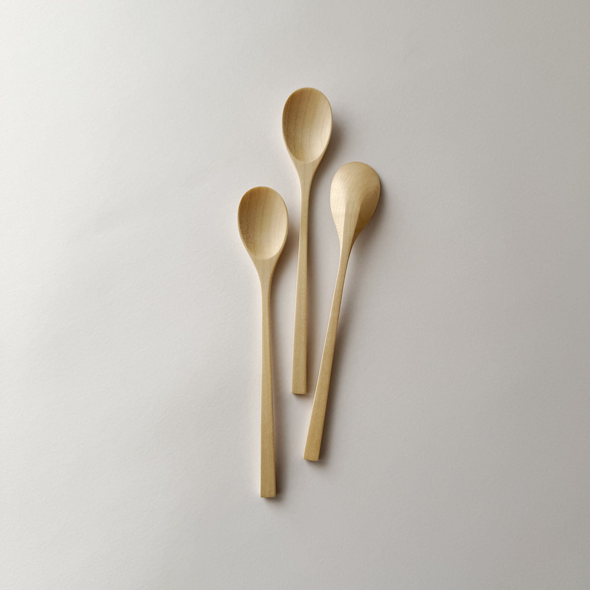 Oval spoon in sycamore